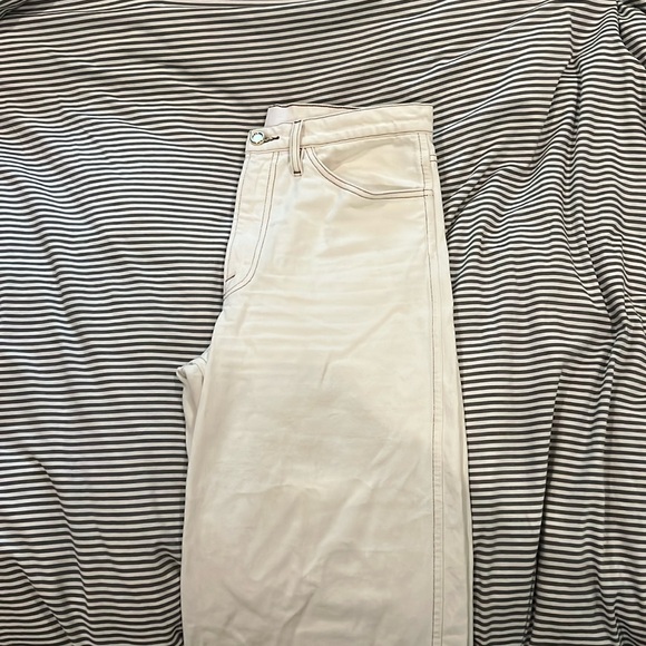 Frame White Wide Leg 'Le Italien' Jeans - Picture 3 of 6